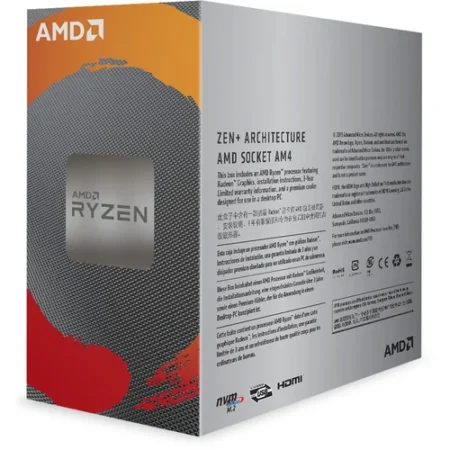 AMD Ryzen 5 5600G 6-cores 12-threads 3.9 GHz (Up to 4.4 GHz) Cezanne Socket AM4 Desktop Processor with integrated Radeon Vega 7 Graphics