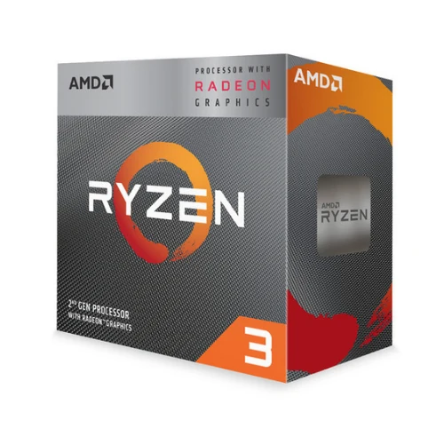 AMD Ryzen 3 3200G 4-cores 4-threads 3.6 GHz (Up to 4.0 GHz) Picasso Socket AM4 Desktop Processor with integrated Radeon Vega 8 Graphic AMD Ryzen 3 3200G 4-cores 4-threads 3.6 GHz (Up to 4.0 GHz) Picasso Socket AM4 Desktop Processor with integrated Radeon Vega 8 Graphic