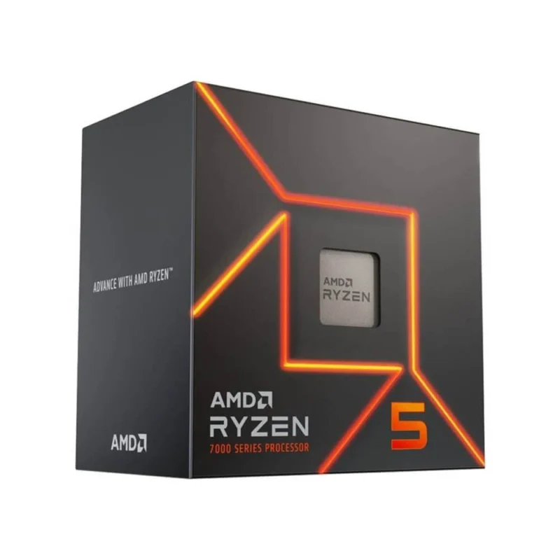 AMD Ryzen 5 7600 6-cores 12-threads 3.8 GHz (Up to 5.1 GHz) Raphael AM5 Socket AM5 Desktop Processor
