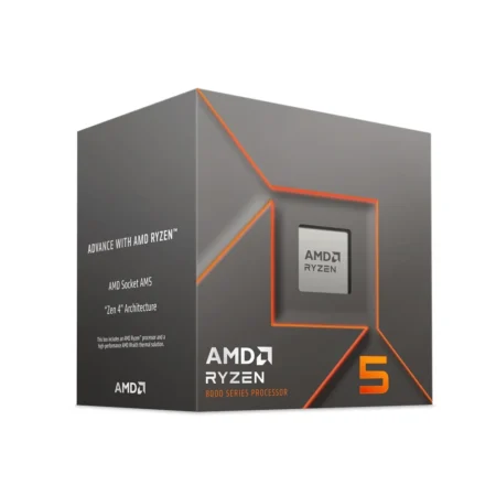 AMD Ryzen 5 8400F 6-cores 12-threads 4.2 GHz (Up to 4.7 GHz) Phoenix Socket AM5 Desktop Processor