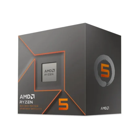 AMD Ryzen 5 8500G 6-cores 12-threads 3.0 GHz (Up to 3.6 GHz) Phoenix Socket AM4 Desktop Processor with integrated Radeon RX Vega Graphics