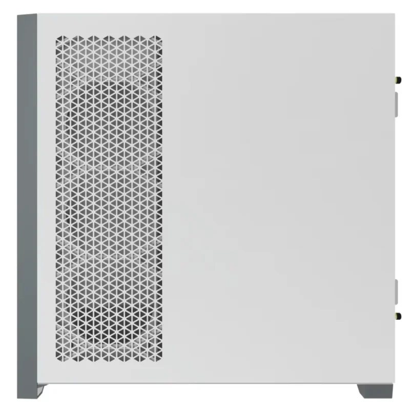 The cable management side of the CORSAIR 5000D PC case, direct view.