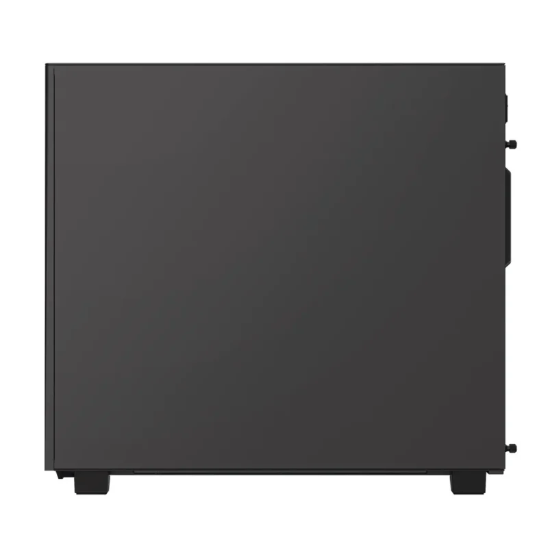 The cable management side of the GIGABYTE AORUS C400 GLASS PC case, direct view.
