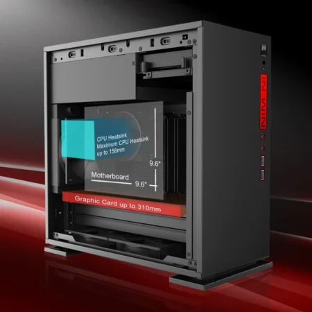View of the InWin 301, showing the CPU and GPU details with limits.
