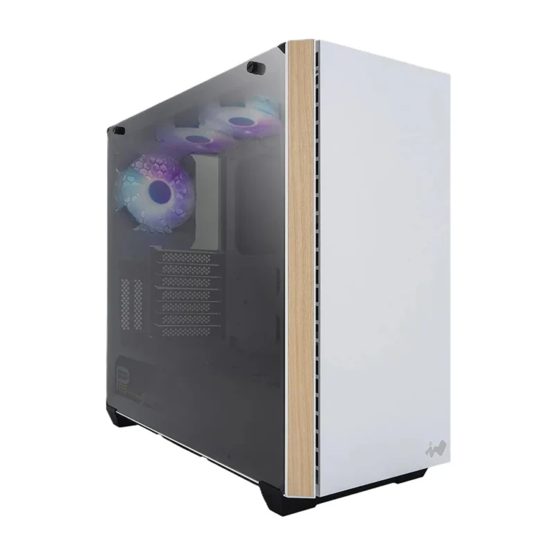 inwin-iw-cs-216-3asp120-white-clear-sharp-front-angle Another front angle view of the InWin 216 ARGB in White, at a sharper angle.