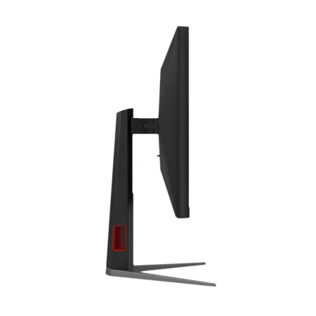 irect left side profile of the AOC Q27G4XM, detailing the panel thickness.