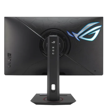 Essential rear view of the ASUS ROG Strix XG27UCG showing the ROG branding