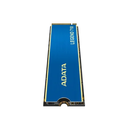 A direct view of the bottom of the ADATA LEGEND 710 512GB, showing the PCB or rear casing.