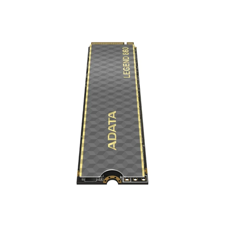 direct view of the bottom of the ADATA LEGEND 860 1TB, showing the PCB or rear casing.
