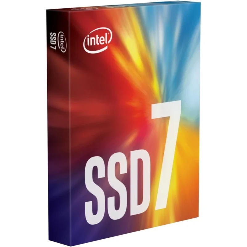 The official retail box for the Intel 760p 2TB internal solid state drive.