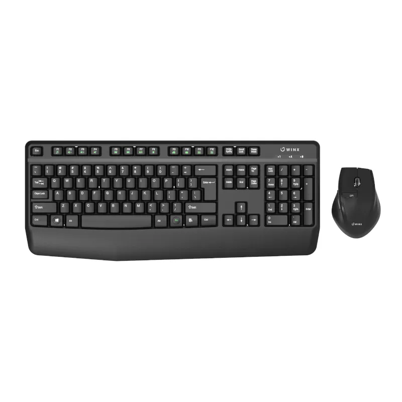 winx-do-essential-wireless-combo-black-wx-co103-1 A straight top-down hero shot showing the full layout of the WINX DO Essential Wireless Keyboard & Mouse Combo in Black