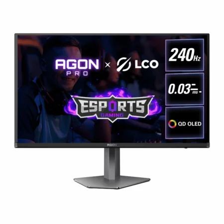 A vibrant in-game screenshot on the AOC AG276QZD2, highlighting its rich QD-OLED color accuracy and incredibly fluid 240Hz refresh rate.