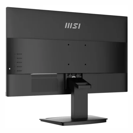 Rear perspective from the left side showing clean back design on the MSI PRO MP2412.