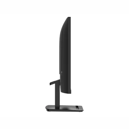 Side profile view showing the slim panel housing and tilt adjustability range of the MSI PRO MP273 E14A.