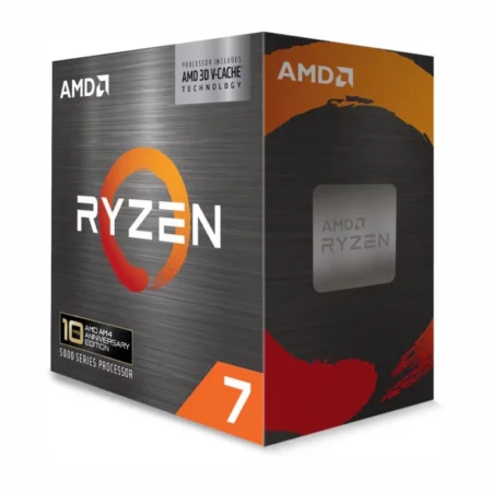 AMD Ryzen 7 5800X3D 10th Anniversary 8-cores 16-threads 3.4 GHz (Up to 4.5 GHz) Vermeer Socket AM4 Desktop Processor with 3D V-Cache Technology