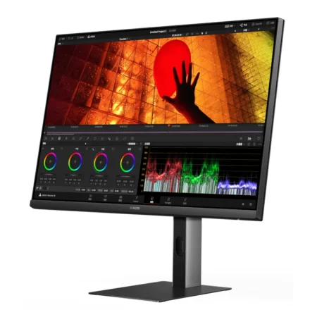 Right perspective view of the Xiaomi A27Ui ELA6221EU 27-inch 4K UHD display.