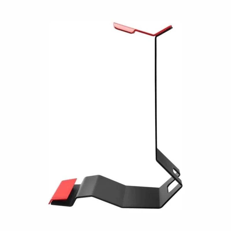 A side profile of the MSI HS01 Headset Stand, showing its shape and height.